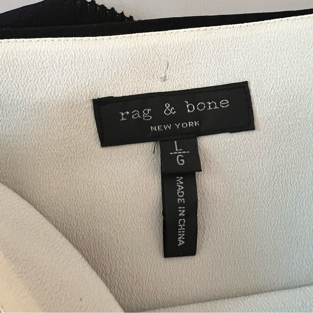 Rag & Bone Silk Karley Cold Shoulder Top L - Picture 10 of 13
